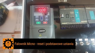 Falownik Micno - reset i podstawowe ustawienia