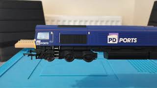 Taking a look at a hornby class 66 PD Ports