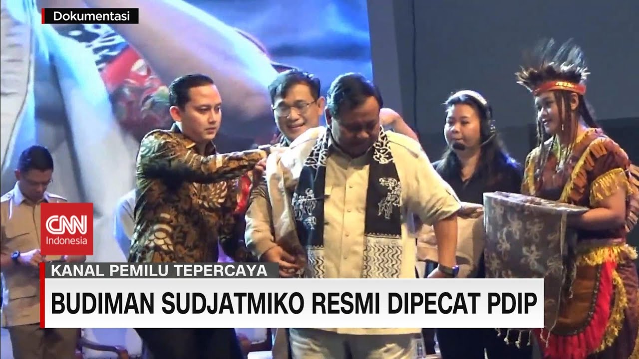 Budiman Sudjatmiko Resmi Dipecat PDIP, Buntut Dukung Prabowo - YouTube