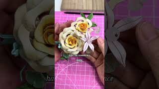 Tips for perfecting the back of your velvet flowers #ronghua #silkflowers #diy #flowers