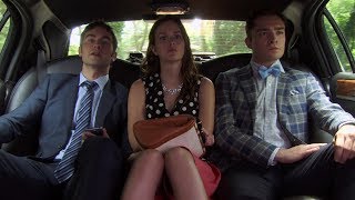 Chuck, Blair and Nate in the Limo on the way to rescuing Serena Gossip Girl 6x10