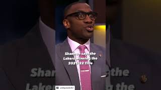Shannon predicts the Lakers will win the 2021-2022 Title 👑 | UNDISPUTED #shorts