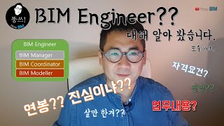 BIM Engineer?? 대해 알아 봤습니다. 연봉을 알려주마. BIM Manager/BIM Coordinator/BIM Modeller. 자격요건? 업무내용? 호주 Ver