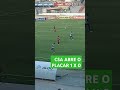 É gol guilherme cachoeira abriu o marcador e csa está na frente.