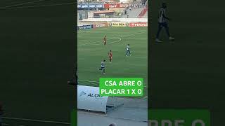 É GOL | Guilherme Cachoeira abriu o marcador e CSA está na frente.