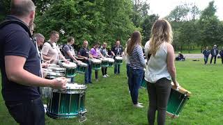 Worlds 2017 - Field Marshal Montgomery Drum Corps - Salute Practice