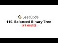 110. Balanced Binary Tree Java Solution