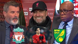 Liverpool vs Norwich 2-1 Ian Wright & Roy Keane Analysis | Klopp Reacts To Minamino Performance