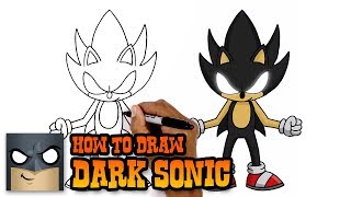 How to Draw Dark Sonic | Art Tutorial