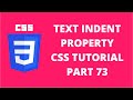 73 text indent property css tutorial