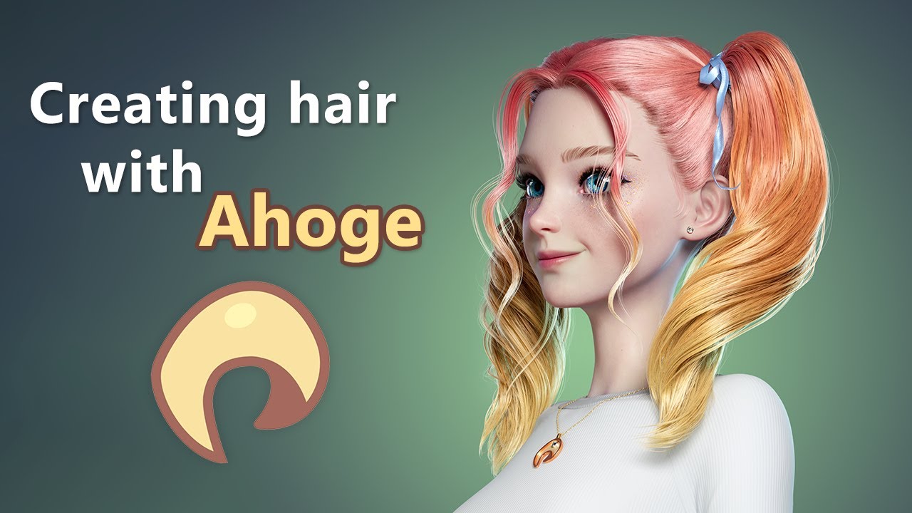 Creating Hair With Ahoge In Autodesk Maya Youtube