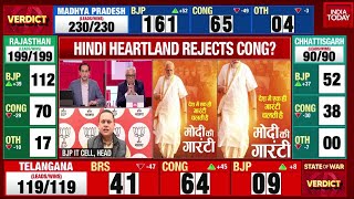 Election Results News: BJP Storm In Rajasthan, MP & Chhattisgarh | Assembly Elec