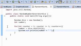 Java Programming Tutorial 7-Random Number Generator Dice (HD)
