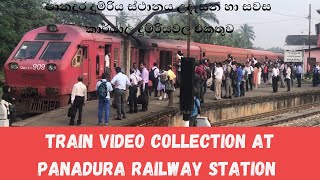 Train Video Collection at Panadura Railway Station ( Back to Back Trains)