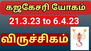 கஜ கேசரி யோகத்துடன் இணையும் நலம் தரும் நான்கு வகை யோகங்கள்/ Viruchigam  Four Lucky Yogams /Scorpio