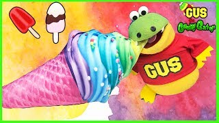 Giant Ice Cream Cones Pretend Play Food Shop for Kids! Funny Kids Video and Family Fun