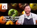 How to Make Heirloom Tomato Salad | Chef Lee Chizmar | Tips & Techniques