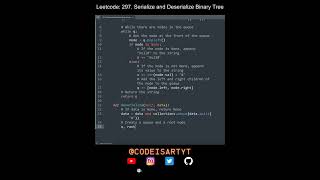 Leetcode 297. Serialize and Deserialize Binary Tree in Python | Python Leetcode | Python Tutorial