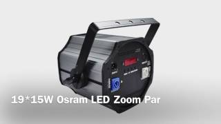 19*15W LED Zoom Par Light (Original Osram LED, Super bright)