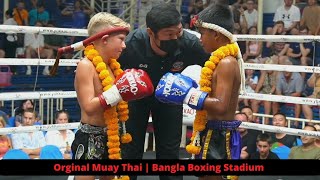 Little Kids Muay Thai: Frank Lee 🏴󠁧󠁢󠁥󠁮󠁧󠁿 Revolution Muay Thai Vs Jao Leela 🇹🇭 | Original Muay Thai