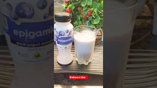 Epigamia Greek yogurt smoothie Blueberry flavour review. #shorts #greekyogurt #subscribe #ytshorts