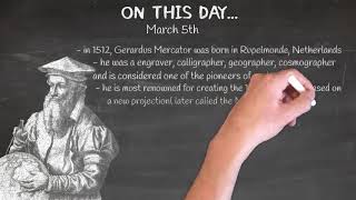 On This Day... - March 5th - Gerardus Mercator |  Navigation Charts