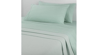 Concierge Collection 100% Cotton Sheet and Blanket Combo