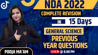 Concepts and PYQs | Biology | Pooja Mam | Target NDA 2022 | 15 Days Maha Revision | Doubtnut Defence