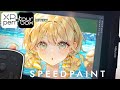 XPPEN Artist 15.6 ProTablet +TourBox Review // Photoshop Speedpaint