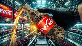 Я очистил самый грязный напиток Coca-Cola 🍺 #ASMR #cleaning #asmrcleaning