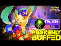 Buffed Leafeon Becomes Insanely Broken in Solo Queue 😲 | Pokemon Unite