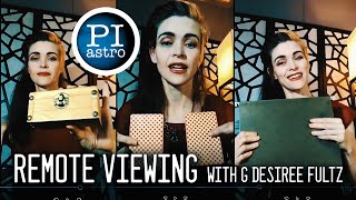 Psychic Training 101: Remote Viewing, Workshop with G Desiree Fultz - Pi-Astro