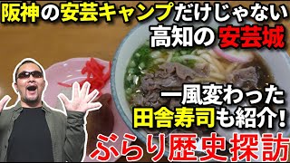 【安芸キャンプだけじゃない、高知・安芸市の安芸城】ぶらり歴史探訪【グルメシリーズ】