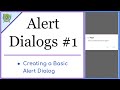 Creating an Alert Dialog (popup box) | #1