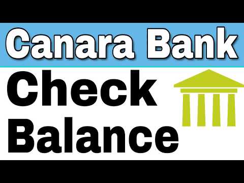 How to Check Canara Bank Balance By Missed Call And SMS From home How to Check Canara Bank Balance By Missed Call And SMS From home