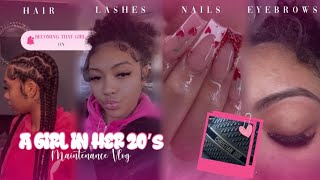 MAINTENANCE VLOG🛍️| LASHES, NAILS, HAIR, ETC