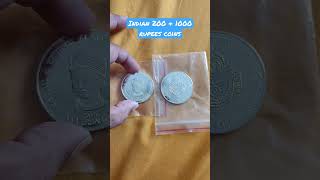 Rare Indian 200 \u0026 1000 Rupees silver unc commemorative coins|Bad ninja status|#viral#trending #reels