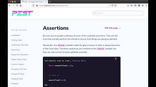 Making assertions