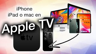 Cómo conectar el iPhone, iPad o Mac al Apple TV (Muy Fácil paso a paso)