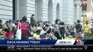 Dozens gather outside Fifth Circuit Court of Appeals ahead of DACA challenge