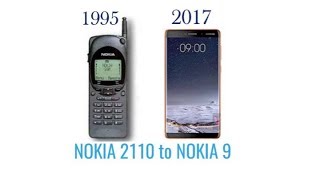 Nokia 2110 to Nokia 9 Evolution (1985 to 2017)