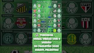 🔥 TODOS OS JOGOS DO PALMEIRAS 2025: Tabela Completa e os Confrontos Mais Esperados! 🟢⚪  #palmeiras