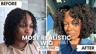 Afro Kinky Curly Glueless Ready to Wear Wig ft. CURLYME | The most natural looking Wig