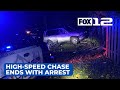 High-speed chase ends with arrest in Gresham