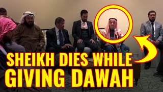 Sheikh Dies While Giving Dawah After Reciting The Shahadah - Beautiful Ending