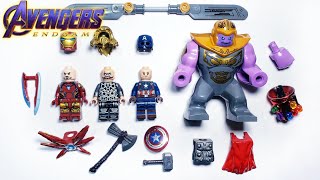 Lego Iron Man, Captain America, Thor and Thanos Marvel | EndGame Avengers Final Battle series