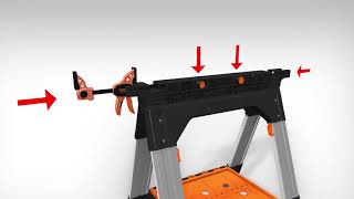 Pony 2 Piece Clamping Sawhorses