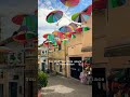 adorable street views in szentendre umbrella szentendre street hungary