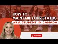 How To Maintain Your Status As An International Student In Canada