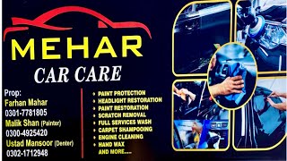 Mehar Car Care ,Brand new point excellent for car services in Bahawalpur contact number:03001765850